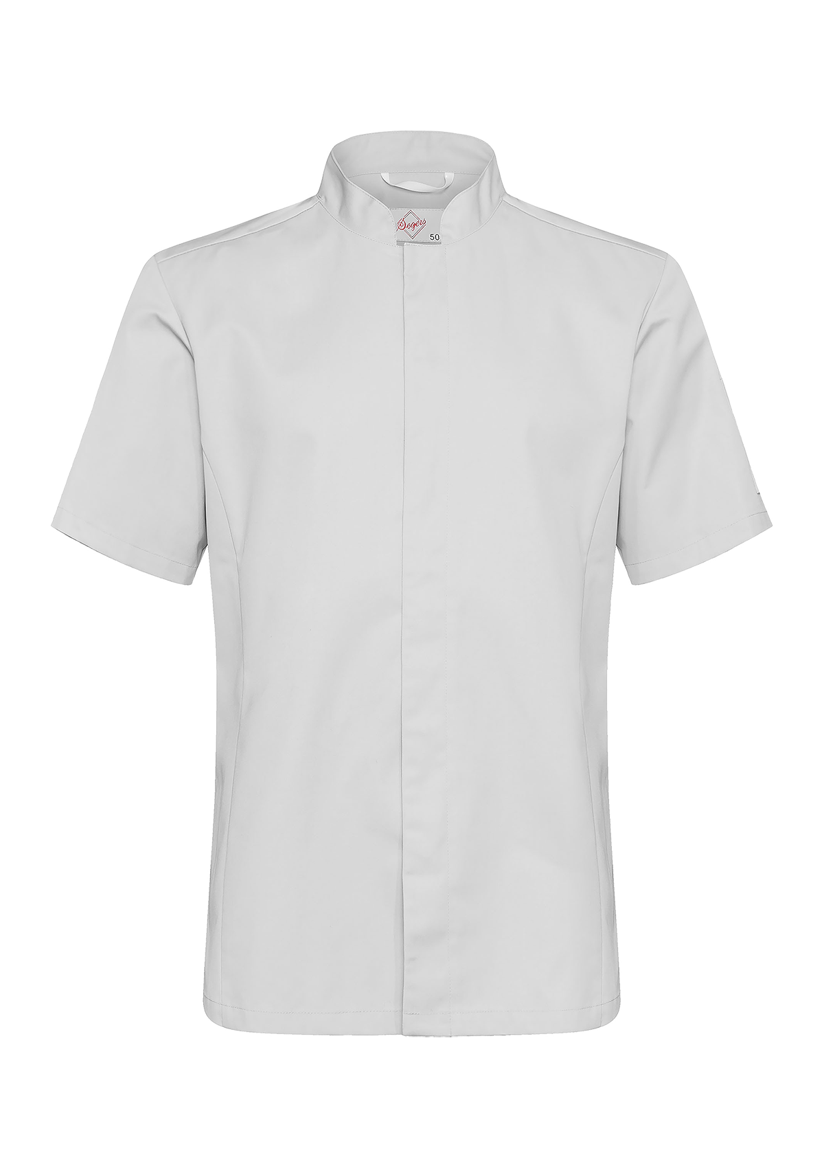 Men's Chef Shirt Slim-Fit Short Sleeves With Pen Pocket | Segers