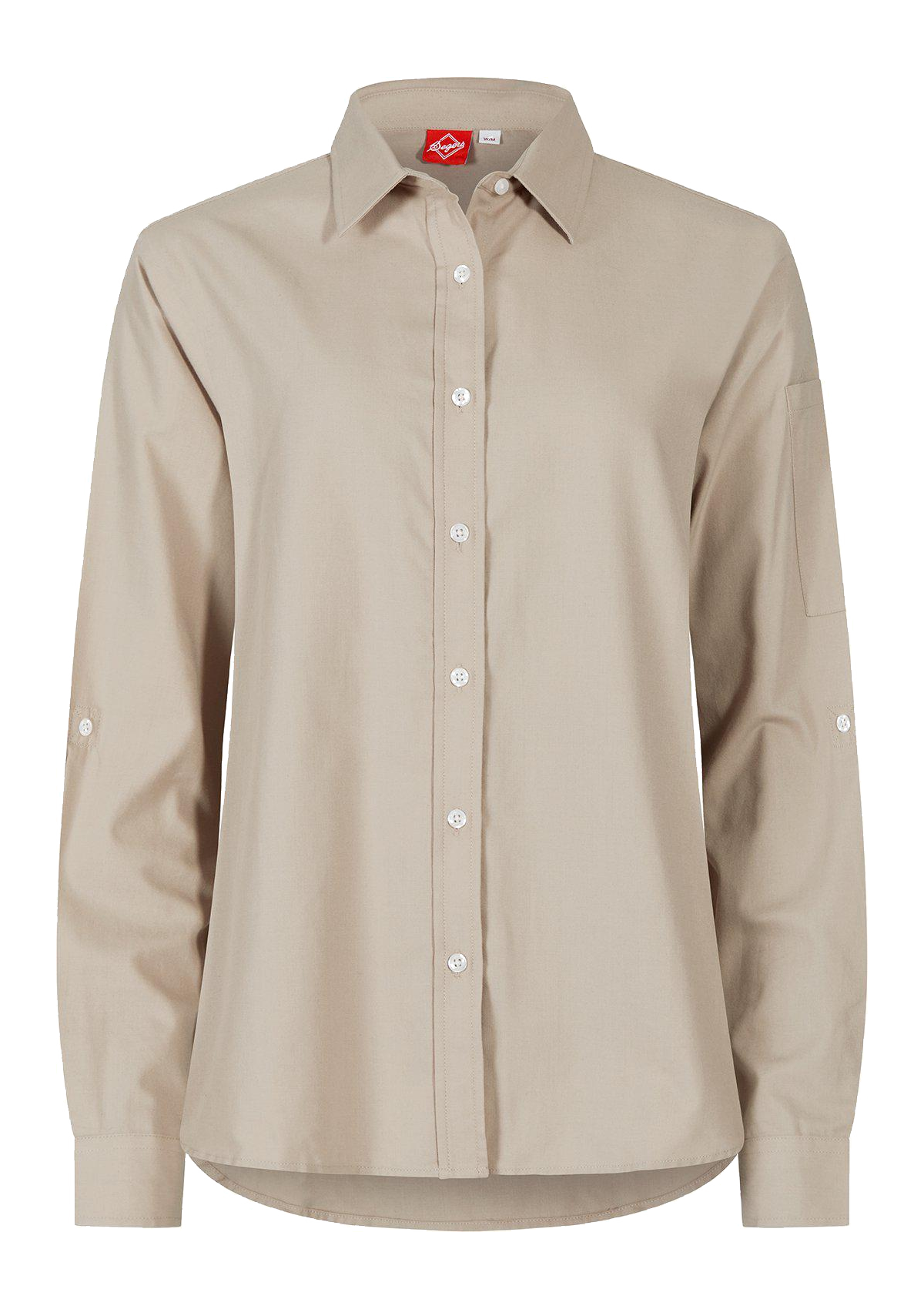 Damen Hemd Elegant Normal Fit Langarm