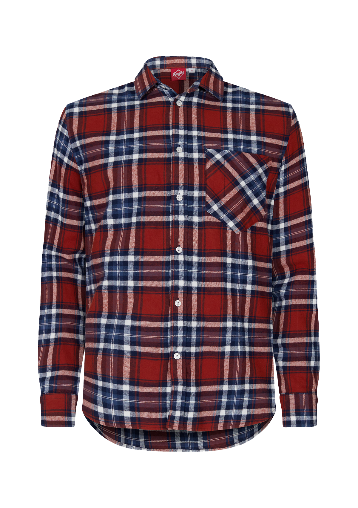 Unisex Flanellhemd Langarm