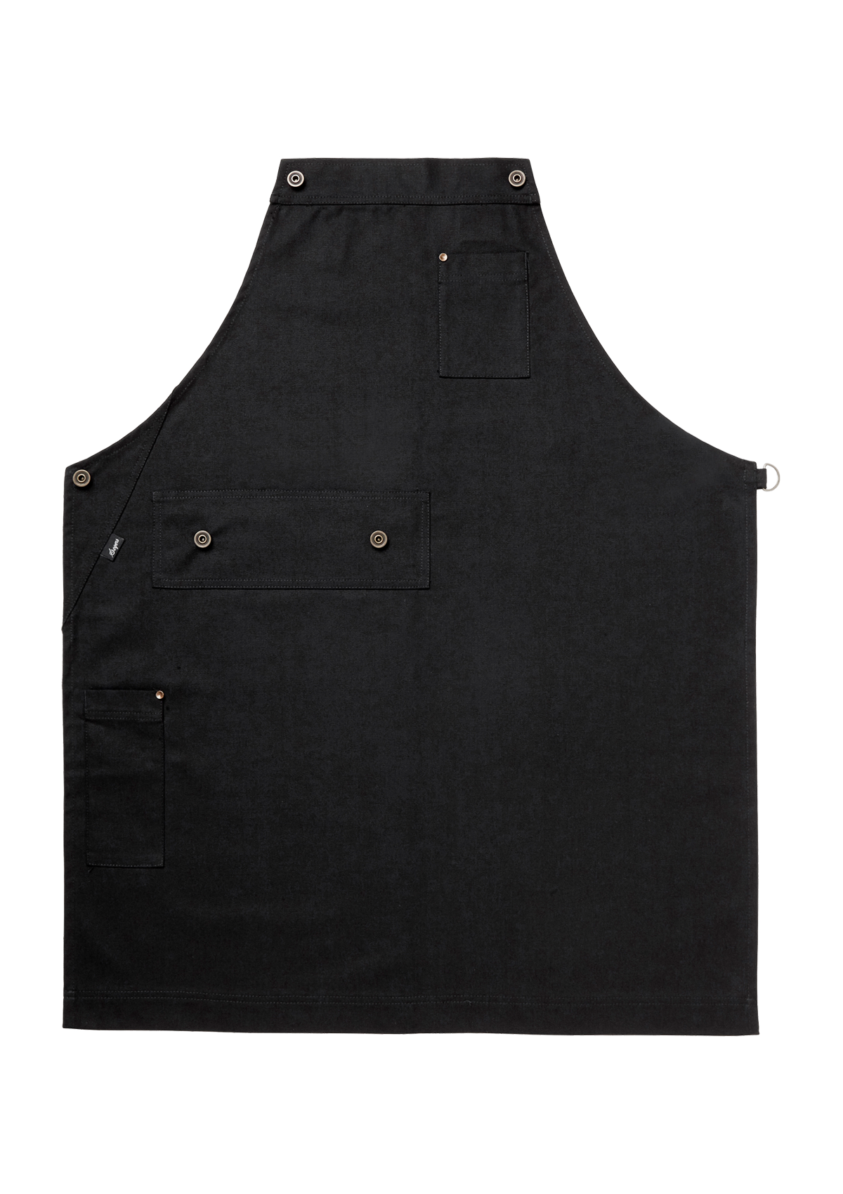 Latzschürze mit Lederdetails Unisex
