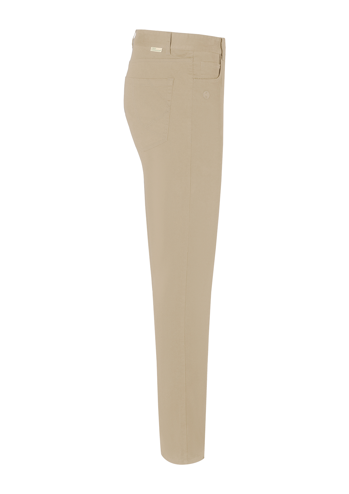 Herren Kochhose 5-Pocket Kieselgrau