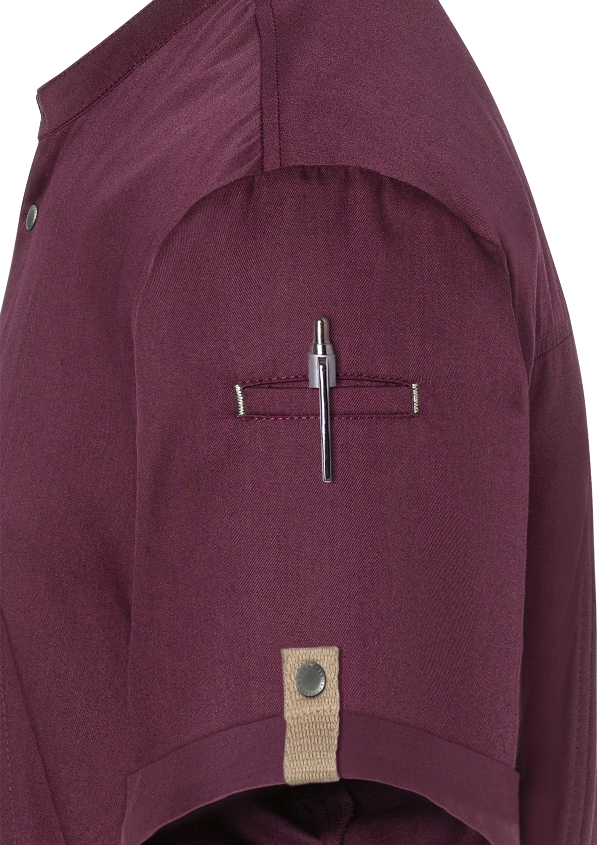 Men's Innovative Chef Shirt Green-Generation Short Sleeves | Karlowsky