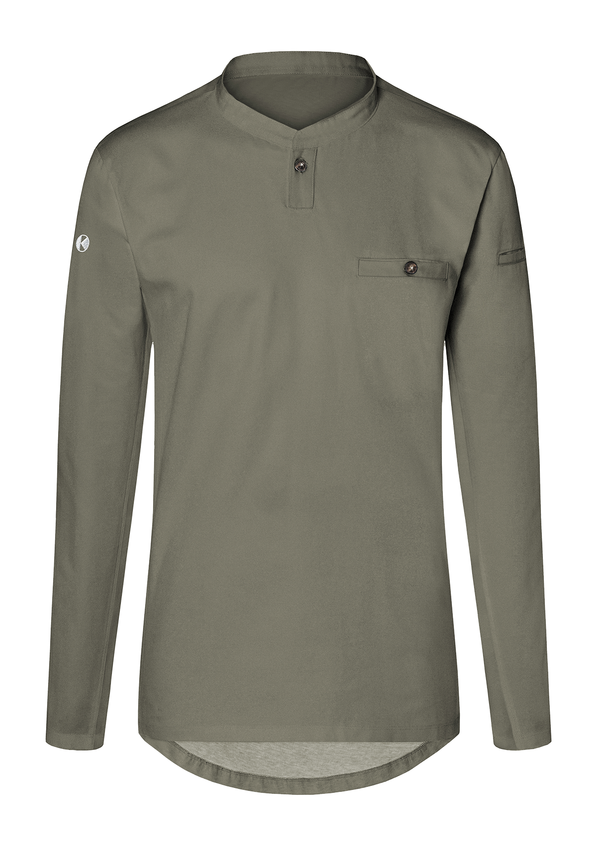 Herren Kochhemd Performance Slim-Fit Langarm